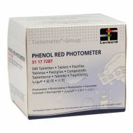 PHENOL RED DLA FOTOMETR 250 SZT. - Tabletki do pomiaru wartości pH.